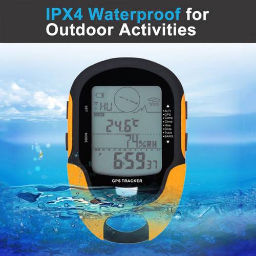SUNROAD FR510 Handheld GPS Navigation Tracker Receiver Portable Handheld Digital Altimeter Barometer Compass Camping HikingTools