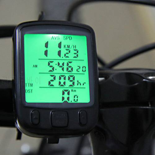 *Digital Speedometer Odometer LED Waterproof Bike Bicycle Cycling Computer Speed Bike Speed Computer Accessories Wholesale/0.75