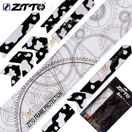 ZTTO 3D MTB Bicycle Frame Scratch-Resistant Protection Removeable Stickers Mountain Road Bike Paster Guard Cover For YT Capra