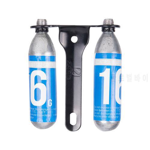 Bicycle mini pump bracket CO2 Cartridge Holder 9.7g for Road bike Water Bottle Cage Mount bicycle part ultralight 2colors