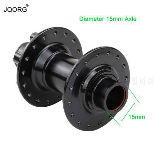 Dropout 110mm Bicycle Hubs Axle Diameter 20 mm Mountain Bike Front Hubs With 32/36 Holes Black Color Cycling Claming MTB Hubs