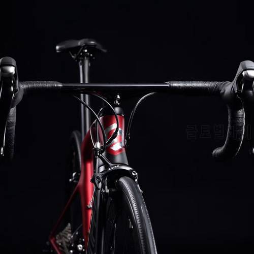 Full Carbon Fiber Racing Road Bike Handlebar Integrated Black Handlebar Handlebars 400/420/440mm Inner Routing Bike Parts