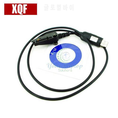 XQF 10PCS New USB Programming Cable for Kenwood NX-200 NX-210 NX-300 NX-410 NX-411 Radio