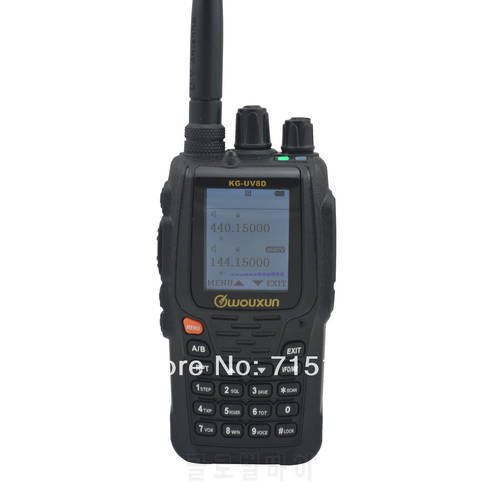 New 2015 Original WOUXUN KG-UV8D VHF:136-174MHz & UHF 400-480MHz Dual Band Multi-functional DTMF Two-way Radio