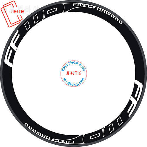 Outline FFWD 8Pics Wheel Rim Stickers Decals Road Bike Stickers Road Bike Wheel Rim Vinlys Decals
