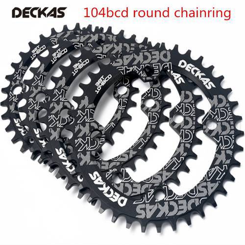 Round 104bcd 32/34/36/38T Mountain MTB Bicycle Bike Narrow Tray Wide Chainring for M370 M410 M610 M615 M670 M780