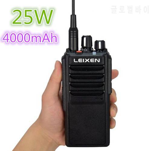 Long Range 25W High Power LEIXEN VV-25 WalkieTalkie 10-30km Two Way Radio Handheld Transceiver Ham Intercom
