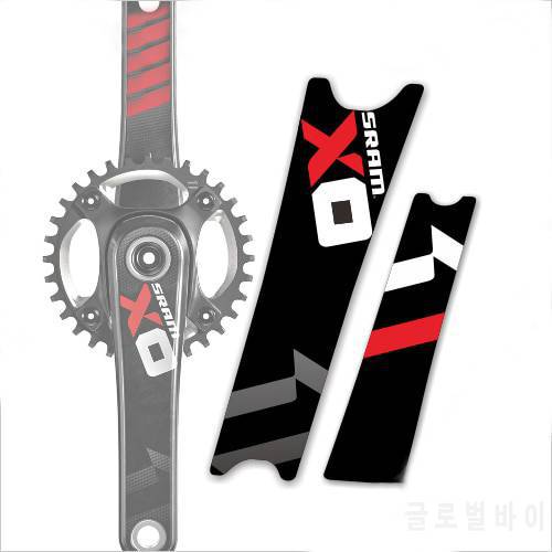 Bike Crank Protection Stickers for X0 Vinyl Waterproof Sunscreen Antifade MTB Bicycle Road Cycling Racing Dirt Decals Free Ship