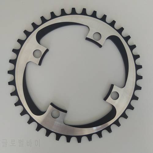TRUYOU Round Narrow Wide Chain Ring 34T/36T/38T/40T/42T 104 BCD MTB Chainring Bike Crankset Tooth Plate Chainwheel 10/11 Speed