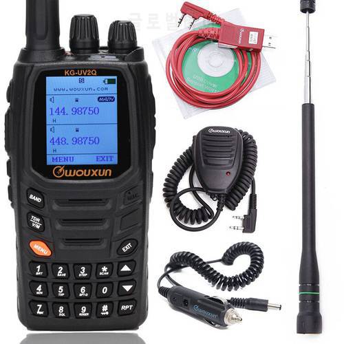 Wouxun KG-UV2Q 8W Powerfrul 7 bands/Air Band Cross band Repeater Classic Circuit Walkie Talkie Upgrade KG-UV9D Plus
