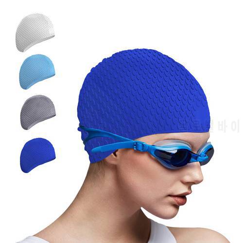 Swimming Glasses Swim Caps Set Silicone Long Hair Women Large Hat Swim Goggles Men Natacion Diving Equipment for Adults Children
