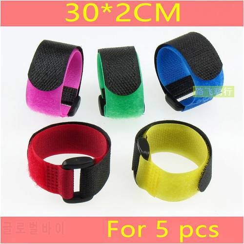5pcs Handlebar Cable Nylon Strap Power Wire Management Magic Tape Stick Bike Bicycle Holder Fastener Fishing Rod Tie Band Fixed