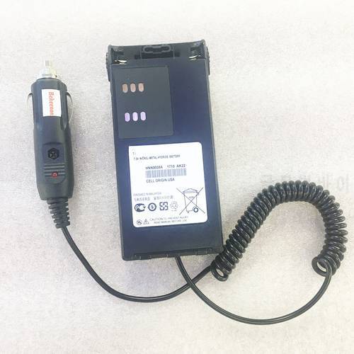 Input DC12V Car charger Eliminator for motorola GP328 GP338 PTX760 PRO5150 GP960 GP580 GP340 GP380 etc walkie talkie HNN9008A