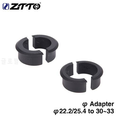 Bicycle diameter Adapter 22.2 25.4 to 31.8 30.9 30+mm for MTB Road bike handlebar seatpost Brake adjustable plastic Holder