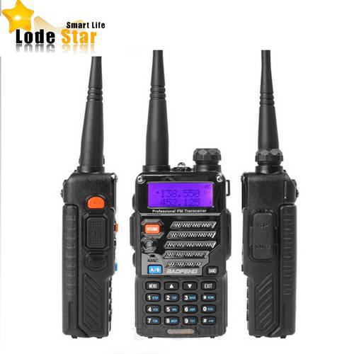 Upgrade BAOFENG UV-5RE UV 5RE Dual band walkie talkie two way radio 5W 128CH UHF VHF FM Radio 136-174MHz&400-520 MHz Interphone