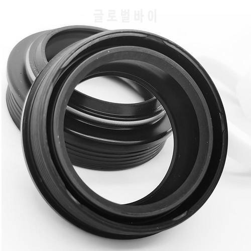 2Pcs 30/32/34/35/36mm Bike Oil Seals Bicycle Front Fork Dust Seal with Sponge Ring for Fox Rockshox Xfusion