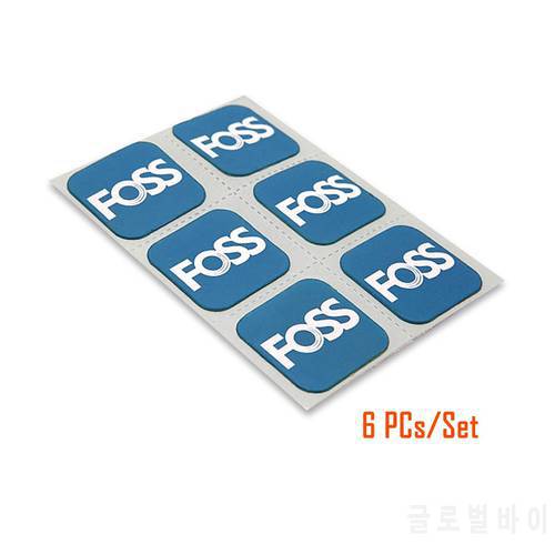 6PCs/Kit FOSS Tire Repair Patches Instant Bicycle Inner Tube No Glue Tyre Rubber Sticker Patch Tool for Mountain Road Bike