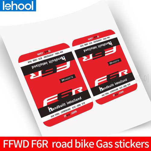 F6R valve Sticker FFWD wheel sticker for road bike carbon wheelset gas deals suitable for 60 mm rims bicycle decals