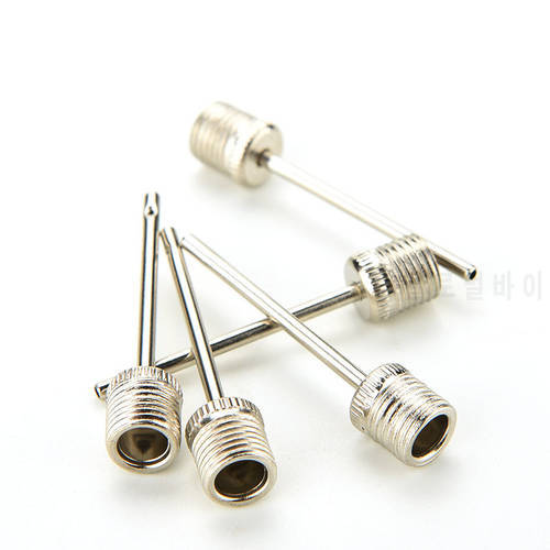 5/10pcs Stainless Steel Pump Pin Sports Ball Inflating Pump Needle For Football Basketball Soccer Inflatable Air Valve Adaptor