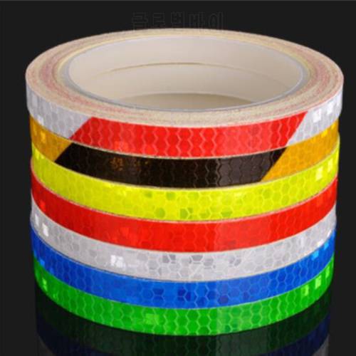 800cm/315inch Fluorescent MTB Bike Bicycle Cycling Motorcycle Reflective Stickers Strip Decal Tape Safety Waterproof