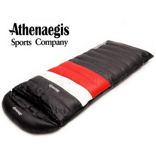 Athenaegis Ultra-Light White Goose Down 2200g/2500g/2800g/3000g Filling Can Spliced Envelope Breathable Thickening Sleeping Bag