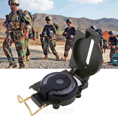 Outdoor Military Tactical Compasses Army Green Multifunctional Handheld kompas for Hiking Camping Climbing