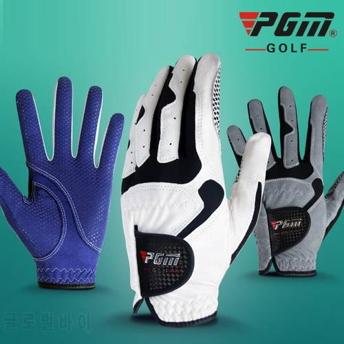 Men&39s Golf Gloves Micro Fiber Soft Left Hand Anti-skidding Gloves Men Elastic Breathable Golf Accessories With Non slip Particle