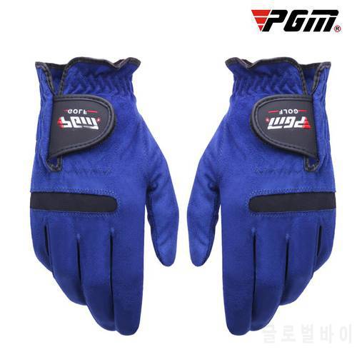 PGM Golf Gloves Men&39s Left Right Gloves Sport Sweat Absorbent Microfiber Cloth Glove Soft Breathable Abrasion Golf Accessories
