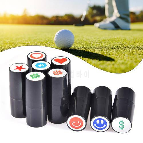 Fast Dry Golf Rubber Ball Seal Ball Stamper Plastic Silicone Stamp Seal for Marker Print