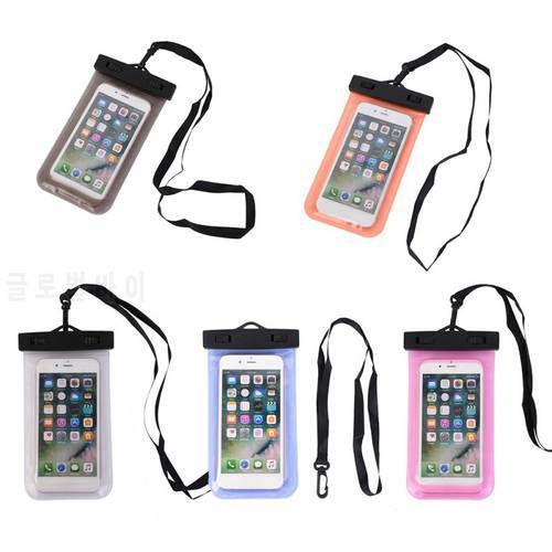 Universal Float Airbag Waterproof Portable Underwater Cell Phone Pouch Dry Bag Case Touch Screen Swimming Bags Dry Case