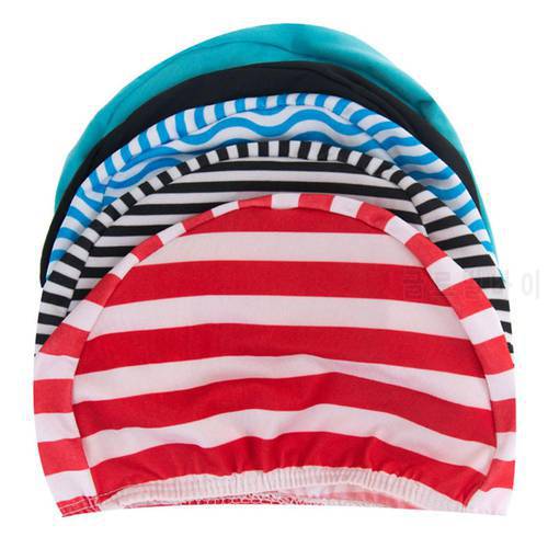 Soft Nylon Swimming Cap Soft Waterproof Stretchable Ears Protection Long Hair Sports Swim Pool Hat Bathing Hat Adult Sport Hats