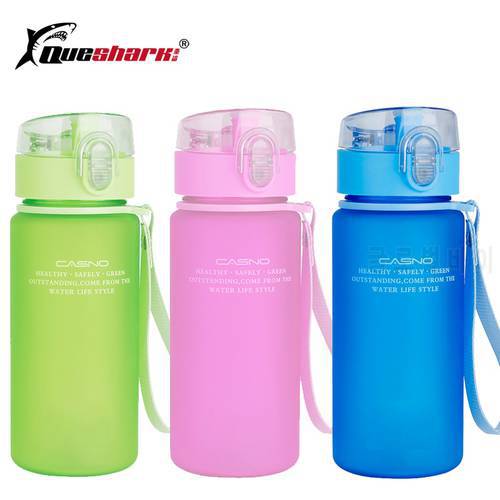 Sport Water Bottle for Running Bag Camping Hiking Drink Bottle for water 350-400ml Tritan Plastic Drinkware BPA Free