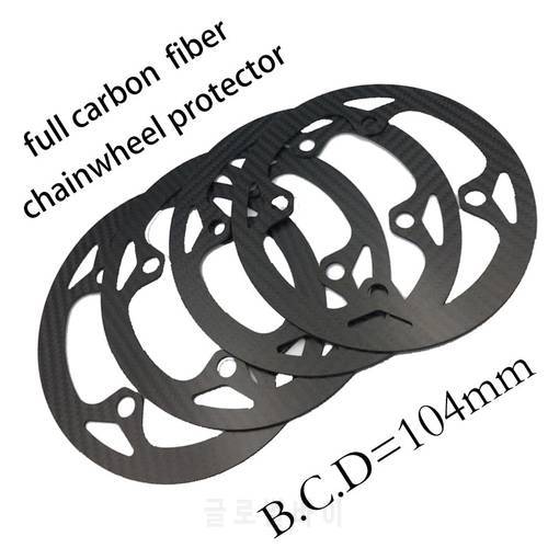 Mtb Bike Sprocket Protection Chainring Protector Crankset Guard Chainwheel Protective Cover Bicycle Accessories (Include Screws)