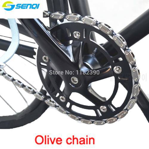 2015 NEW Olive chain classic single speed chain torpedo chain bicycle shell chain Free shipping
