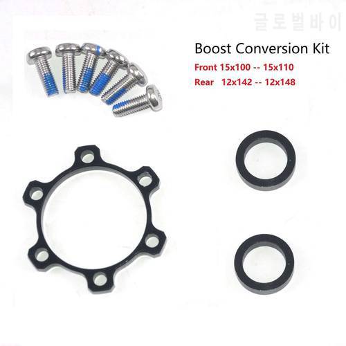 Bicycle Boost hub Adapter, Boost Hub Conversion Kit, 15x100 to 15x110, 12x142 to 12x148 Conversion Spacer