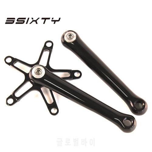 3SIXTY Forged Alloy Crank Arm Length 170mm for MTB & Road Bicycles & Brompton Folding Crankset Bike Parts