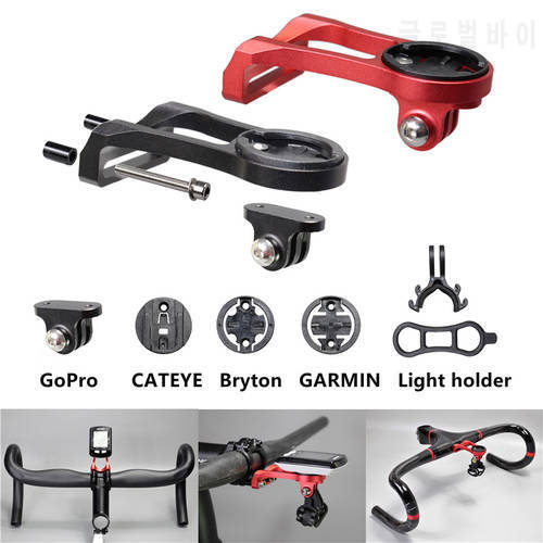 3 in 1 Bicycle Stem Cycling Bracket Mount Stand Holder Set for Garmin Edge 25 200 500 510 520 800 810 1000 GPS Bike Computer