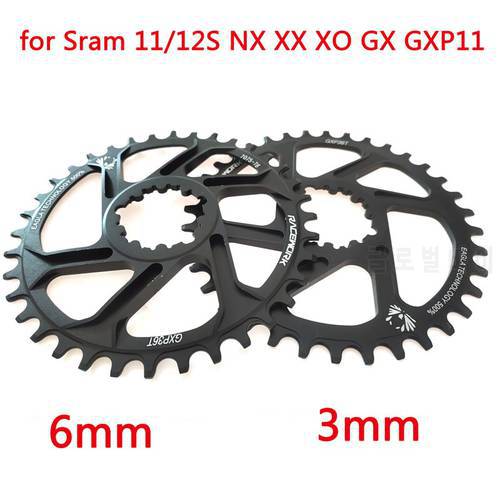 GXP Bike MTB Mountain Bike 30T/32T/34T/36T/38T Crown bicycle chainring for Sram 11/12S NX XX XO GX GXP11 single disc tray