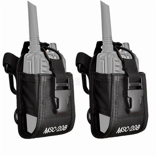 2PCS Multi-Function Portable Walkie Talkie Bag Universal Radio Case for Baofeng UV-5R UV-5RA Plus UV B5 UV-82 UV 5R For Motorola