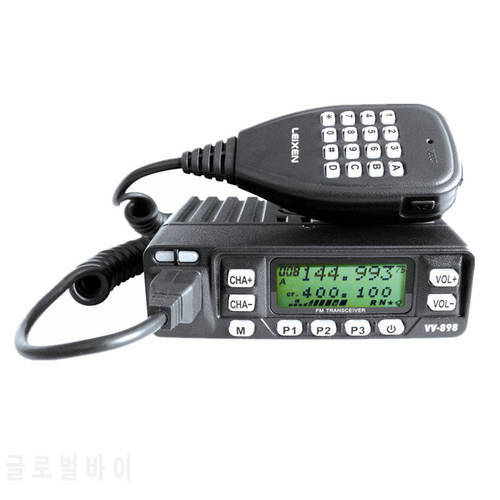 Car Radio LEIXEN VV-898 Car Radio Two Way Radio 10W UHF/VHF Ham Radio Mobile Transceiver Woki Toki