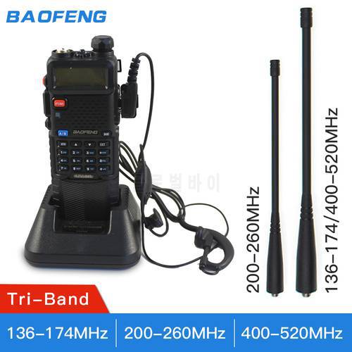 Baofeng UV-5R Tri-Band UV-5RX3 BF-R3 handheld Walkie Talkie 136-174MHz 220-260MHz 400-520MHz 3800Mhz Transceiver Radio
