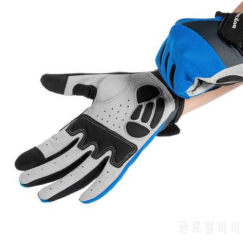 Outdoor cycling sports long finger gloves men and women fitness non-slip bicycle gloves