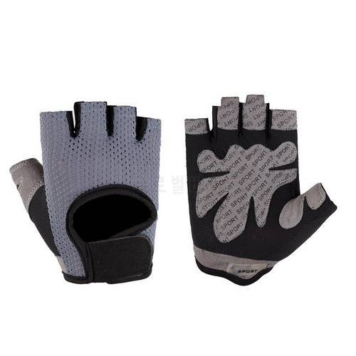 Fitness gloves cycling non-slip gloves microfiber breathable sports thin half finger gloves