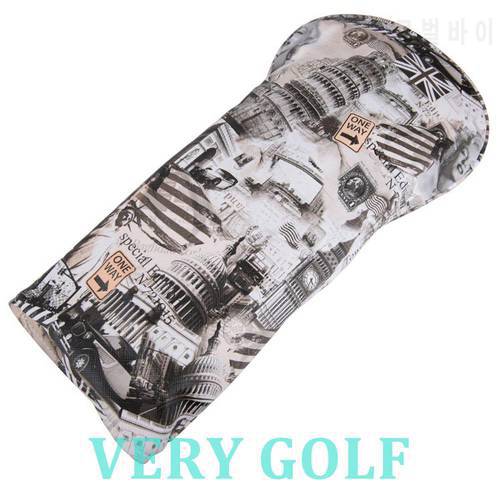 1pc Golf Driver Head Cover Soft Polyester Leather with USA Style Monroe Pattern Driver Headcover