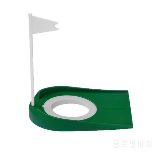 Indoor Golf Putting Cup with Hole Flag Return Ball Training Putter Practice Aids Ship