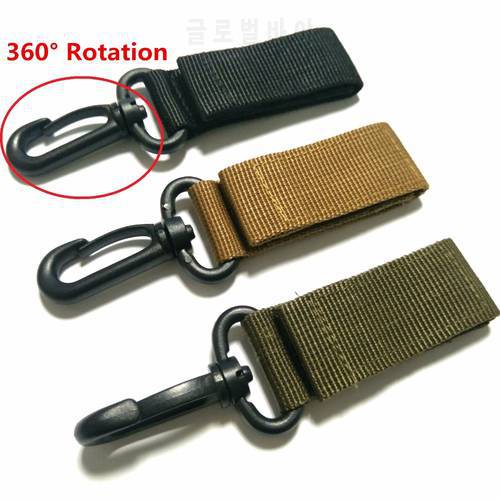 1PC EDC Multi-tool Tactics Nylon Ribbon Hang Buckle Accessories Army Fans Keychain Key Chain Hook Belt Fast Hooks Quick Catch