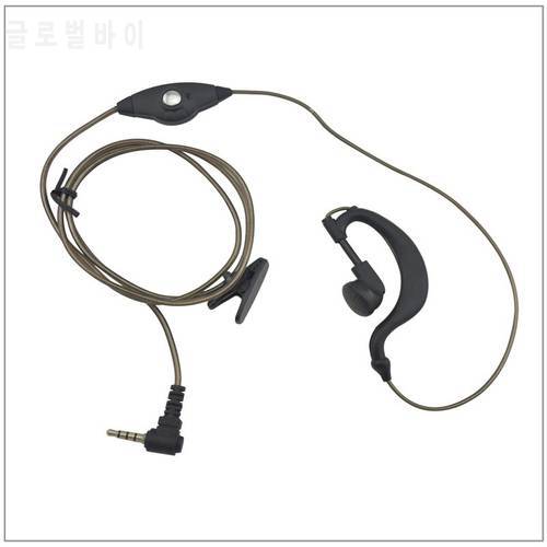 D ring 1 Wire PTT Ear Loop (Y plug ) for Yaesu FT-50,VX-3R,VX-8GR,VX-110,VX-131,VX-150 VX-300, VX-410,Vertex Standard VX-168