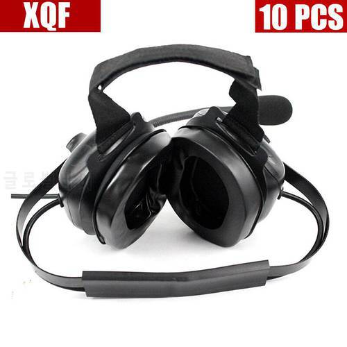 10PCS Baofeng UV-5R Earpiece / 2 Pin PTT VOX Adjustable Volume Soundproofing Earpiece Headphones For KENWOOD Baofeng UV-5R Radio
