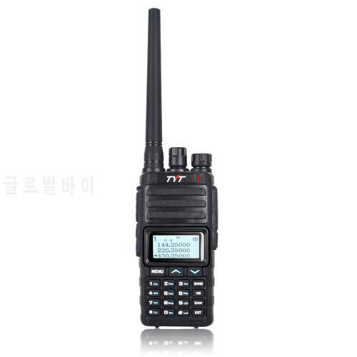 TYT WALKIE TALKIE UHF VHF TH-350 TRI BAND 136-174MHz 220-260MHz 400-470MHz Portable Two way radio Scramber Roger FM transceiver