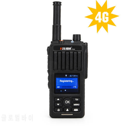 2PCS Walkie Talkie 200KM CD990 2G3G4G LTE\ GSM\ WCDMA\WIFI With Sim Card GPS Positioning Two Way Radio
